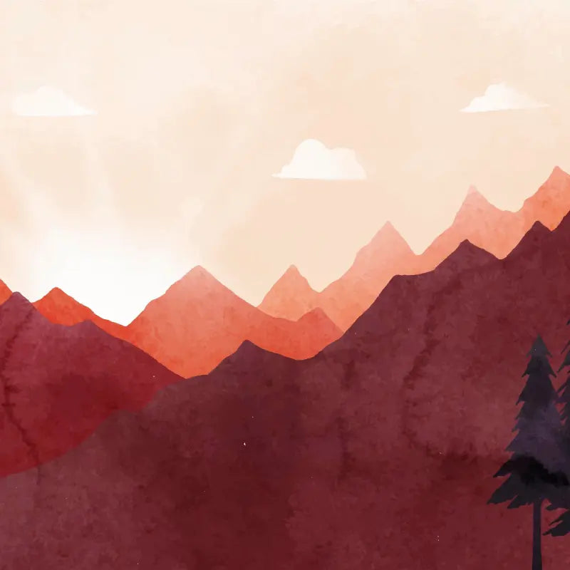 Papel pintado para chalet de montaña