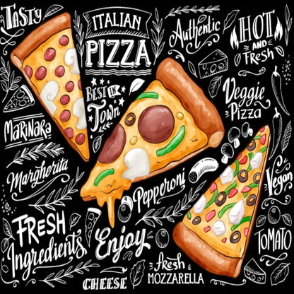 Papel Pintado para pizzería