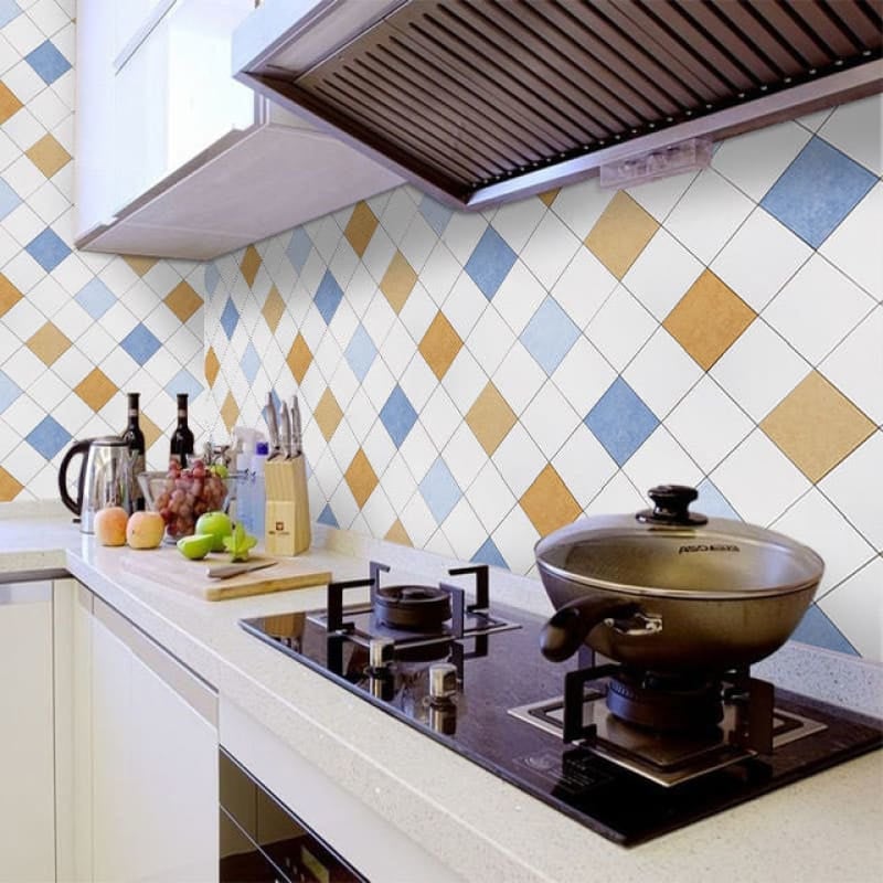 Papel pintado provenzal para cocina.