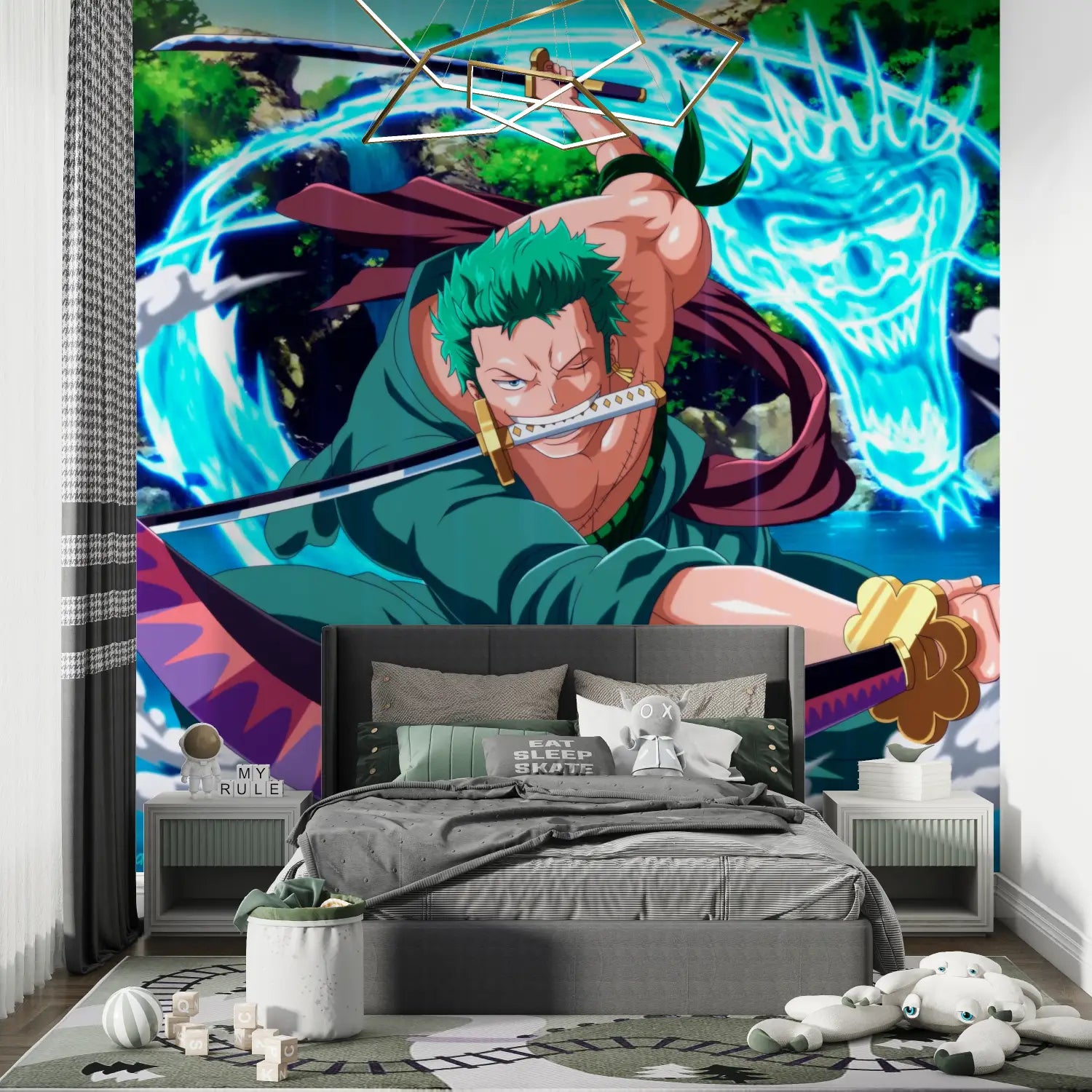 Papel Pintado de Roronoa Zoro - chico panorámico