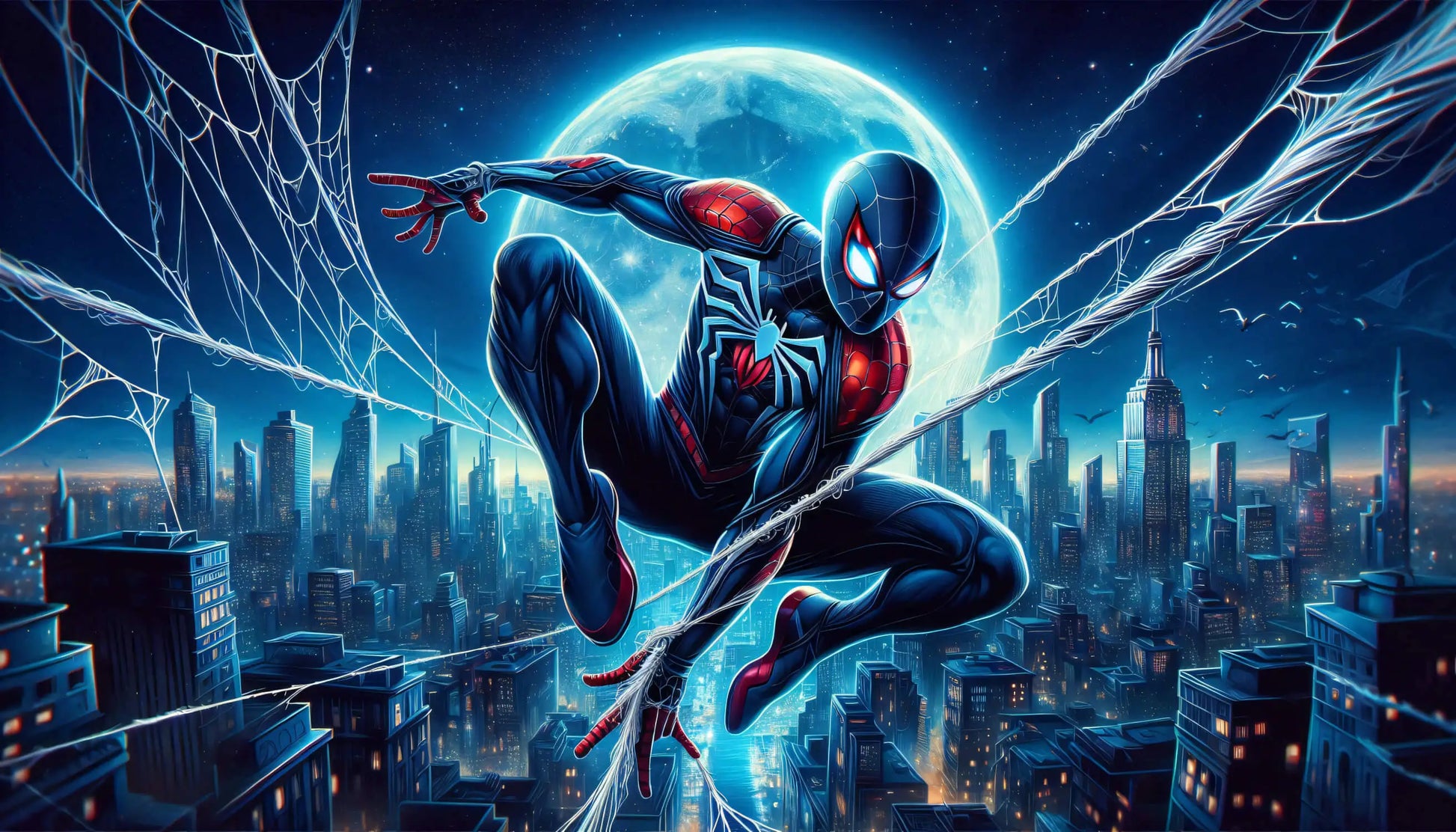 Papel pintado mural del Hombre Araña