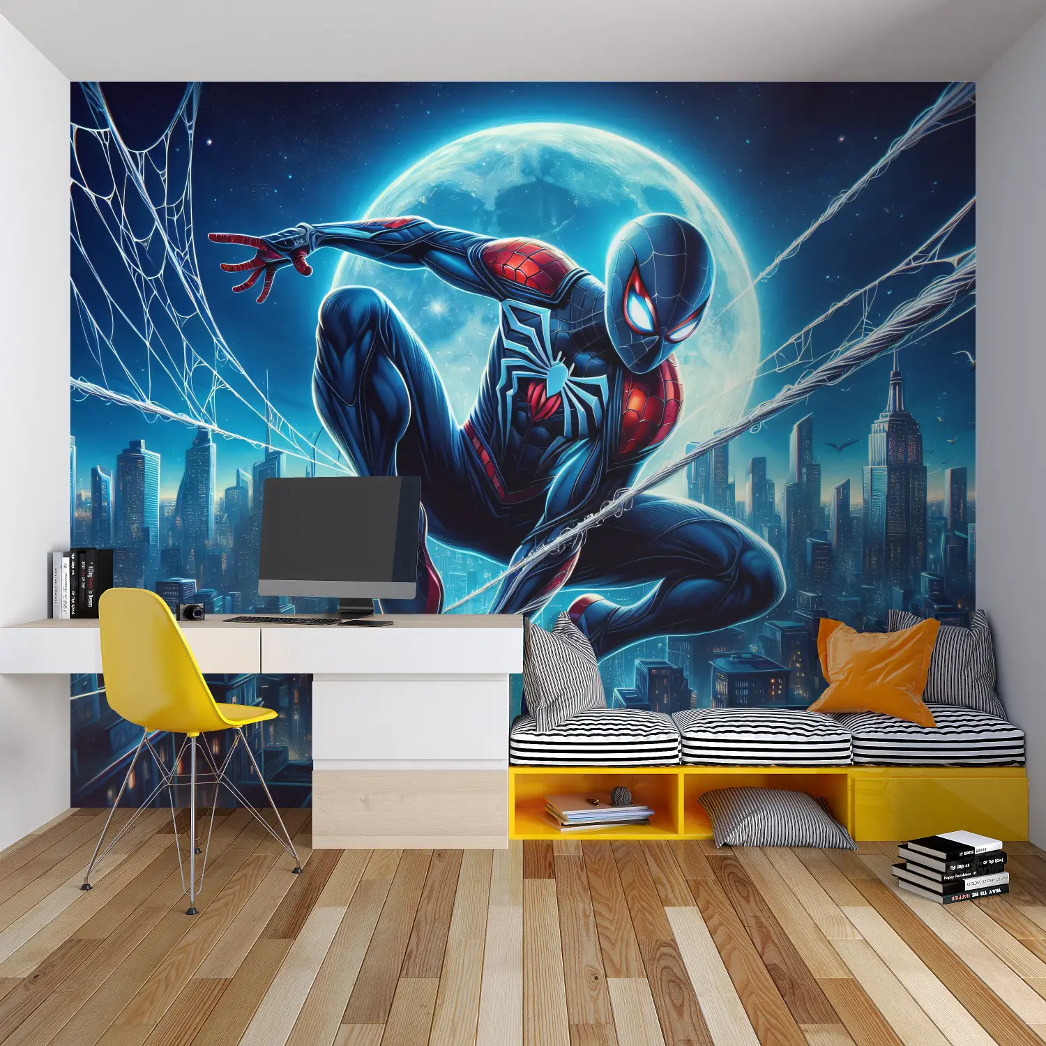 Spiderman Mural De Papel Pintado - papel pintado de spiderman