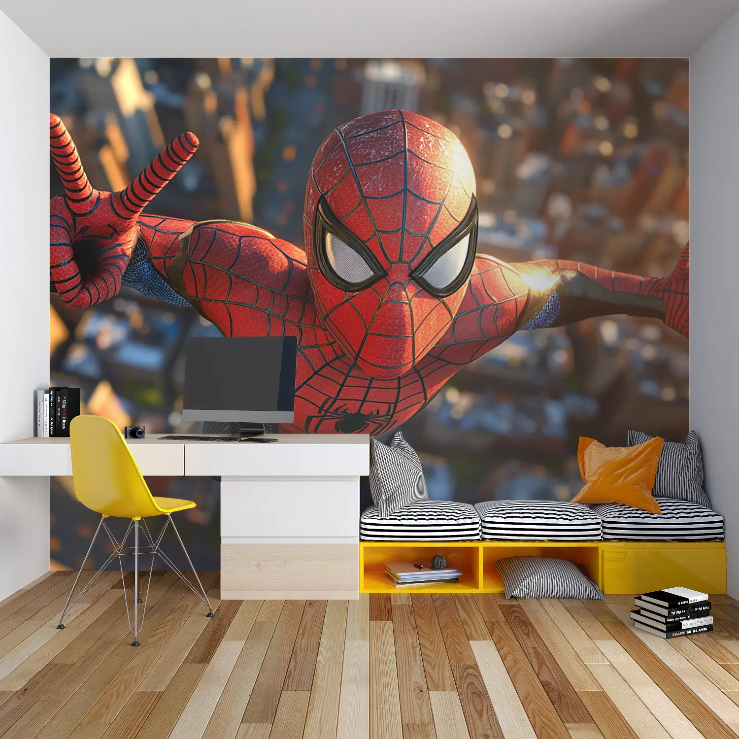 Fondo de pantalla de Spiderman Trompe l'Oeil - Second Image