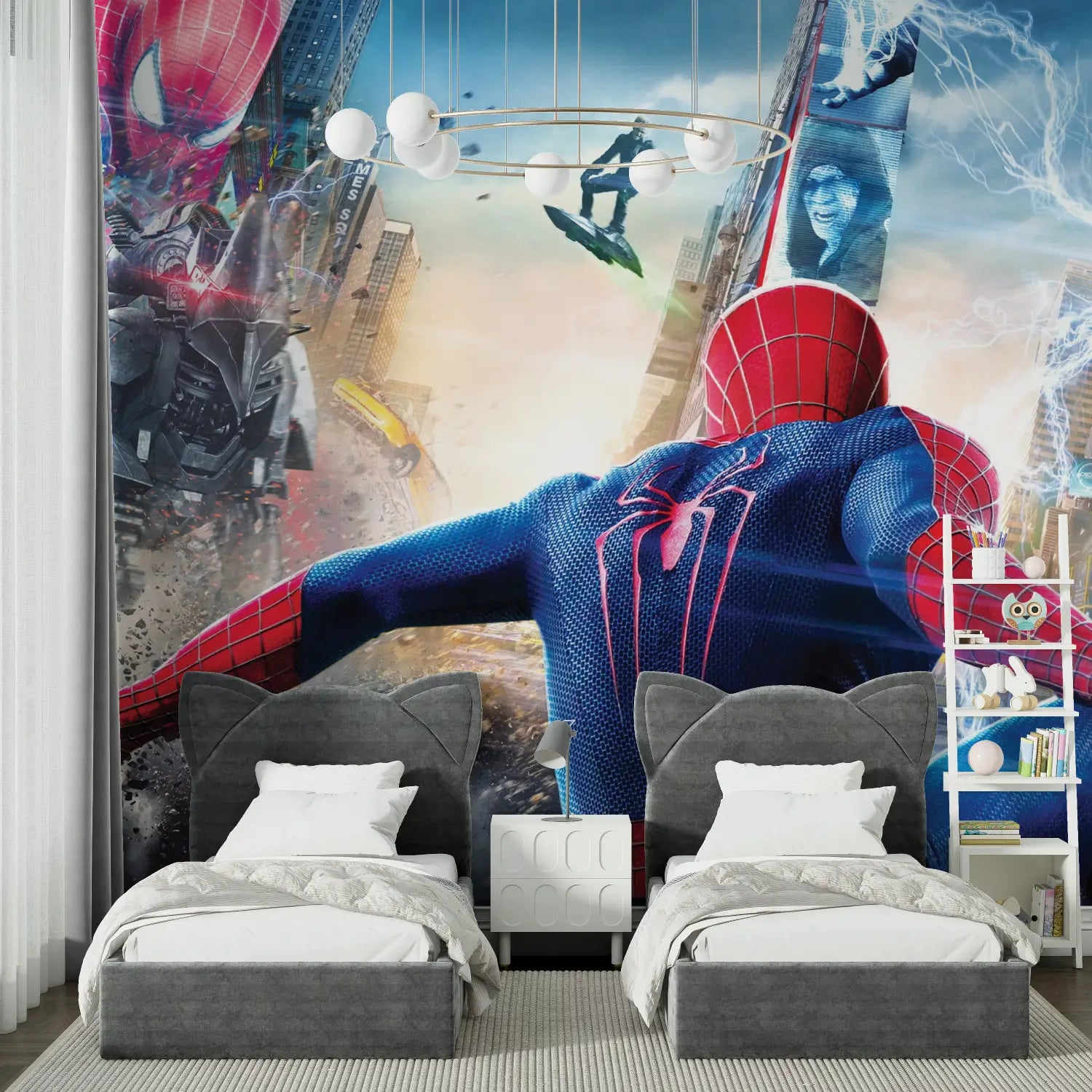 Papel Pintados de pantalla The Amazing Spiderman 2 - dormitorio de spiderman