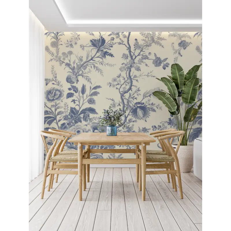 Papier Peint Toile De Jouy Mural - francais