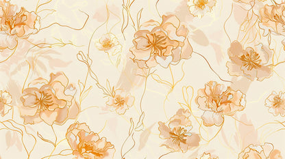 Papel Pintado de tono naranja