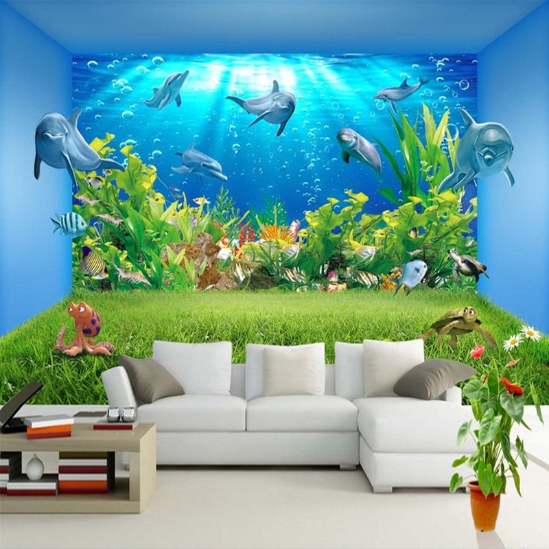 acuario trompe l'oeil fondos de pantalla