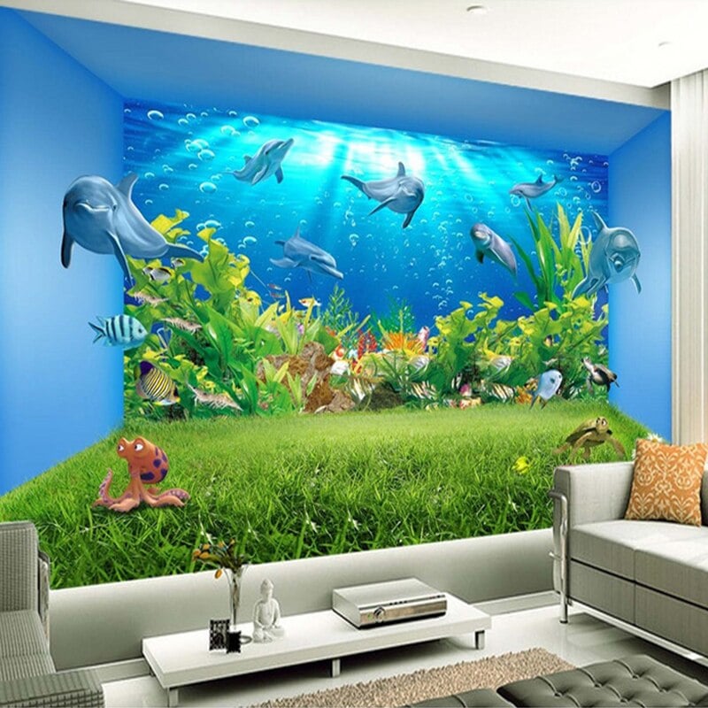 acuario trompe l'oeil fondos de pantalla