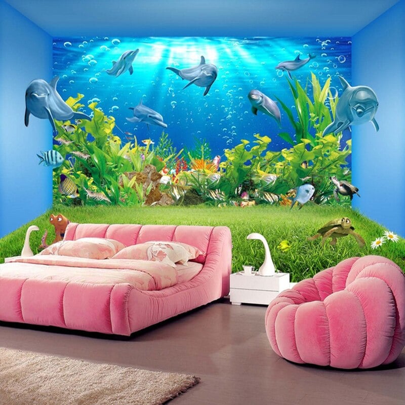 acuario trompe l'oeil fondos de pantalla