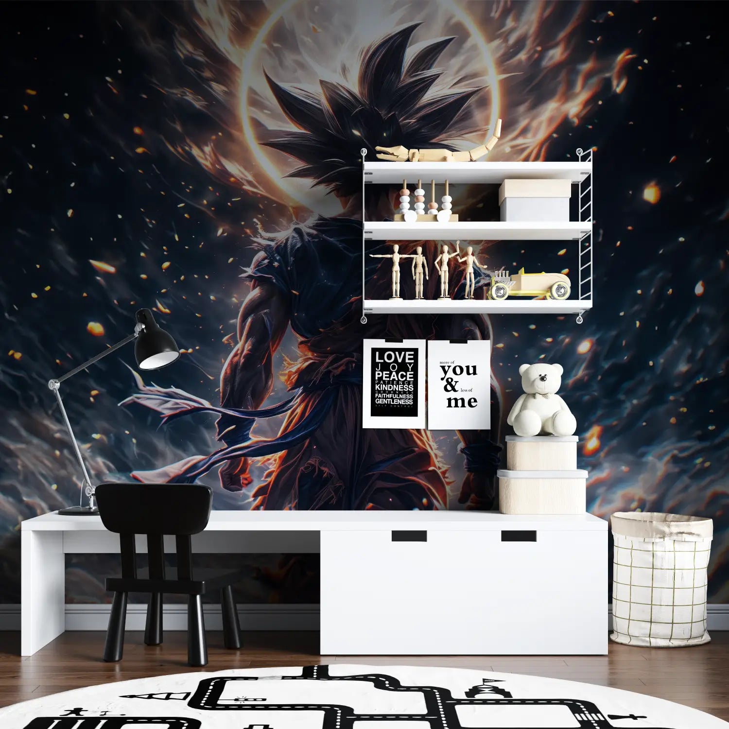 Papier Peint Vegeta Design - chambre spiderman