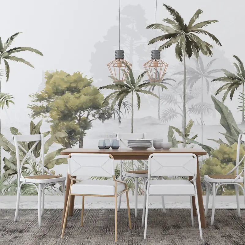 Papel Pintado de bosque tropical