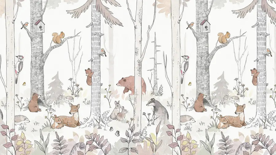 Fondo de pantalla de animales <br/> Ambiente de bosque Silvestre