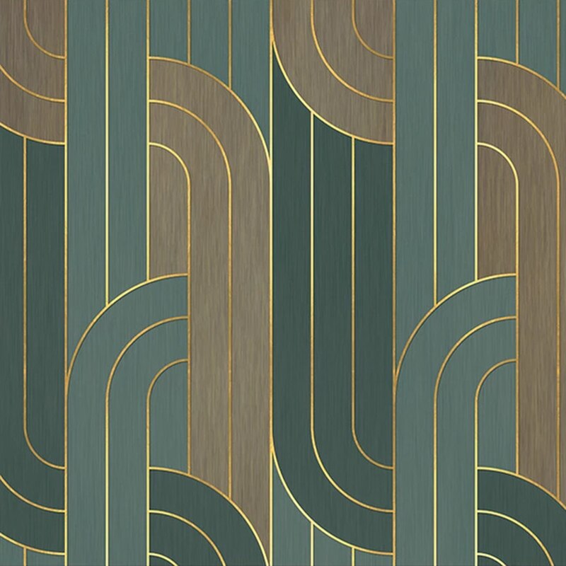 Papel pintado salón verde