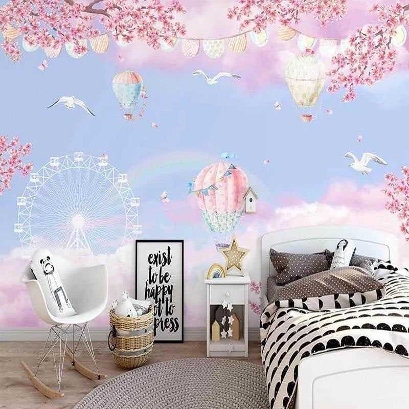 Papier Peint Floral Chambre Fille