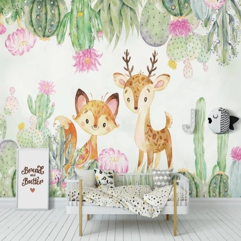 Papier Peint Motif Renard