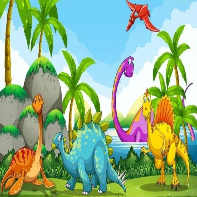 Papier Peint Mural Dinosaure